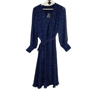 Jason Wu Printed Dress with Shirred Skirt size XS